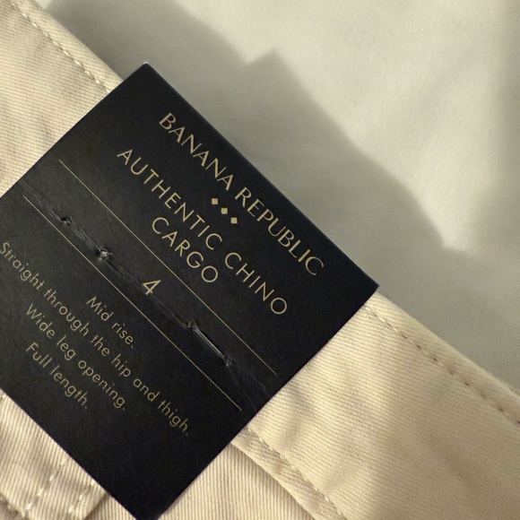 Banana Republic Cream Wide Leg Pants - Picture 5 of 5